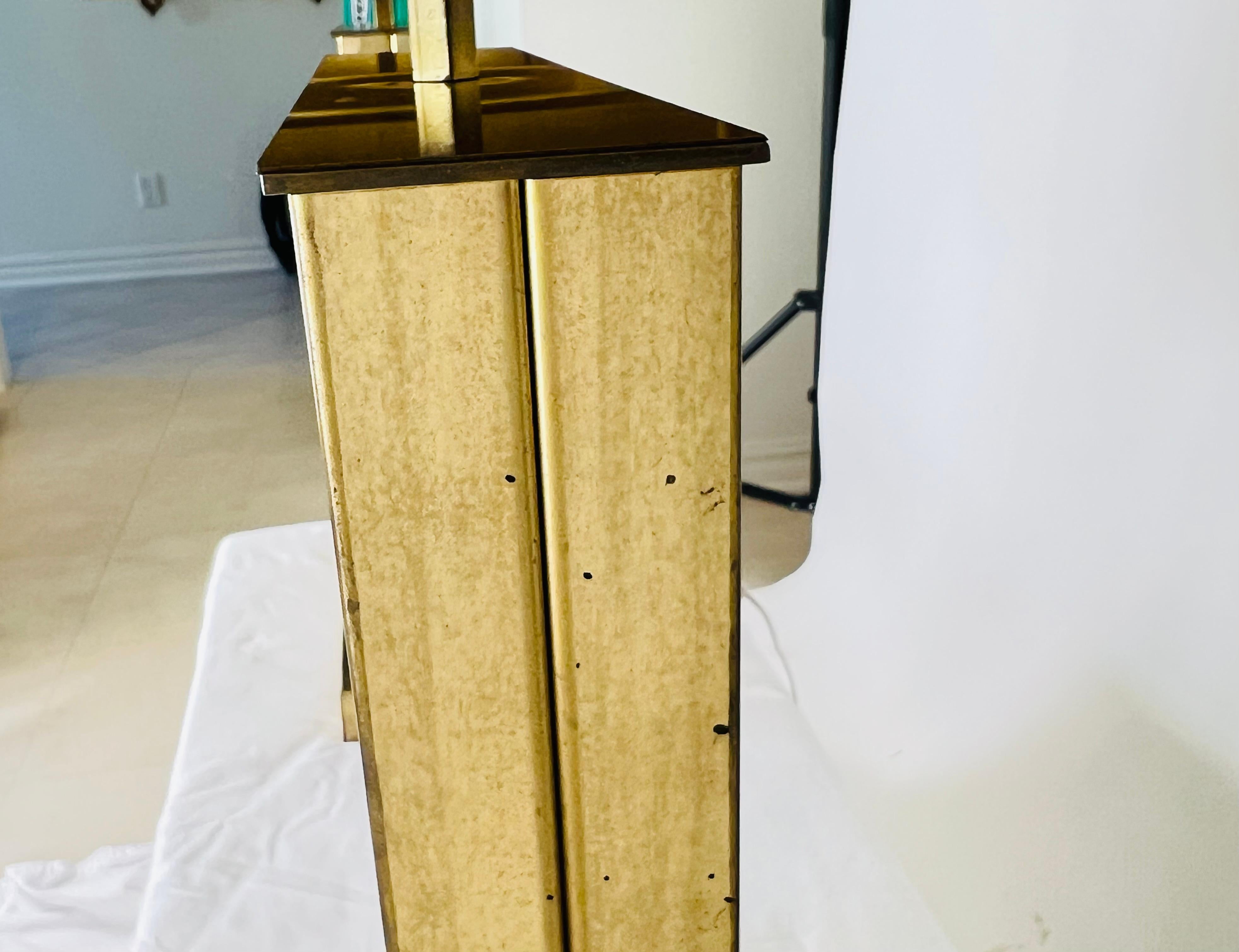 Bold, Oversized and Glamorous Brass Lamps signed by Curtis Jere en vente 5