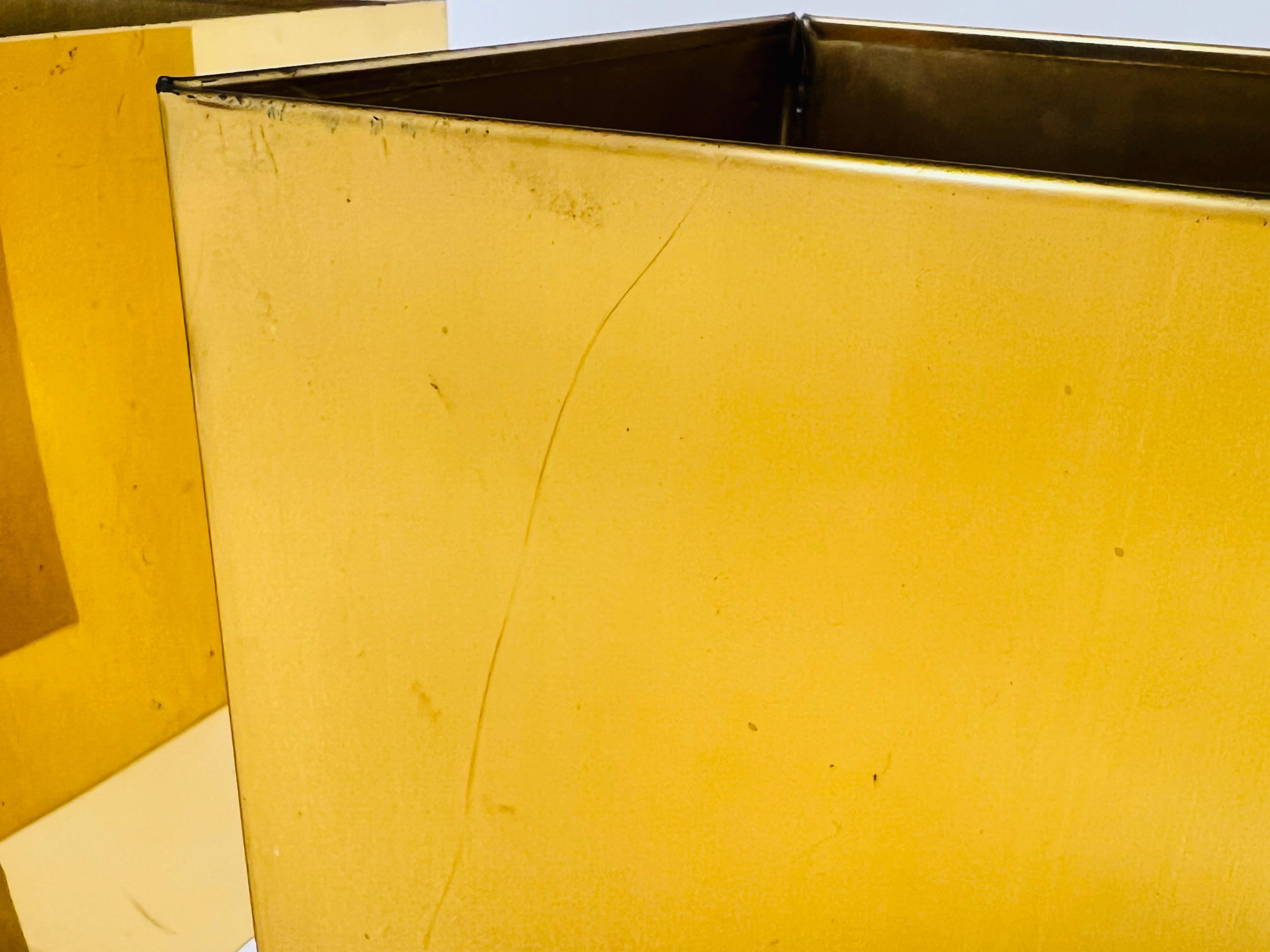 Bold, Oversized and Glamorous Brass Lamps signed by Curtis Jere en vente 2