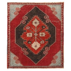 Bold Red Anatolian Square Mat