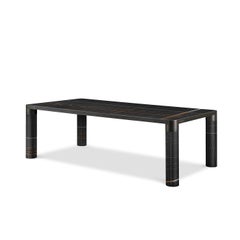 Bold Sahara Noir Marble Dining Table