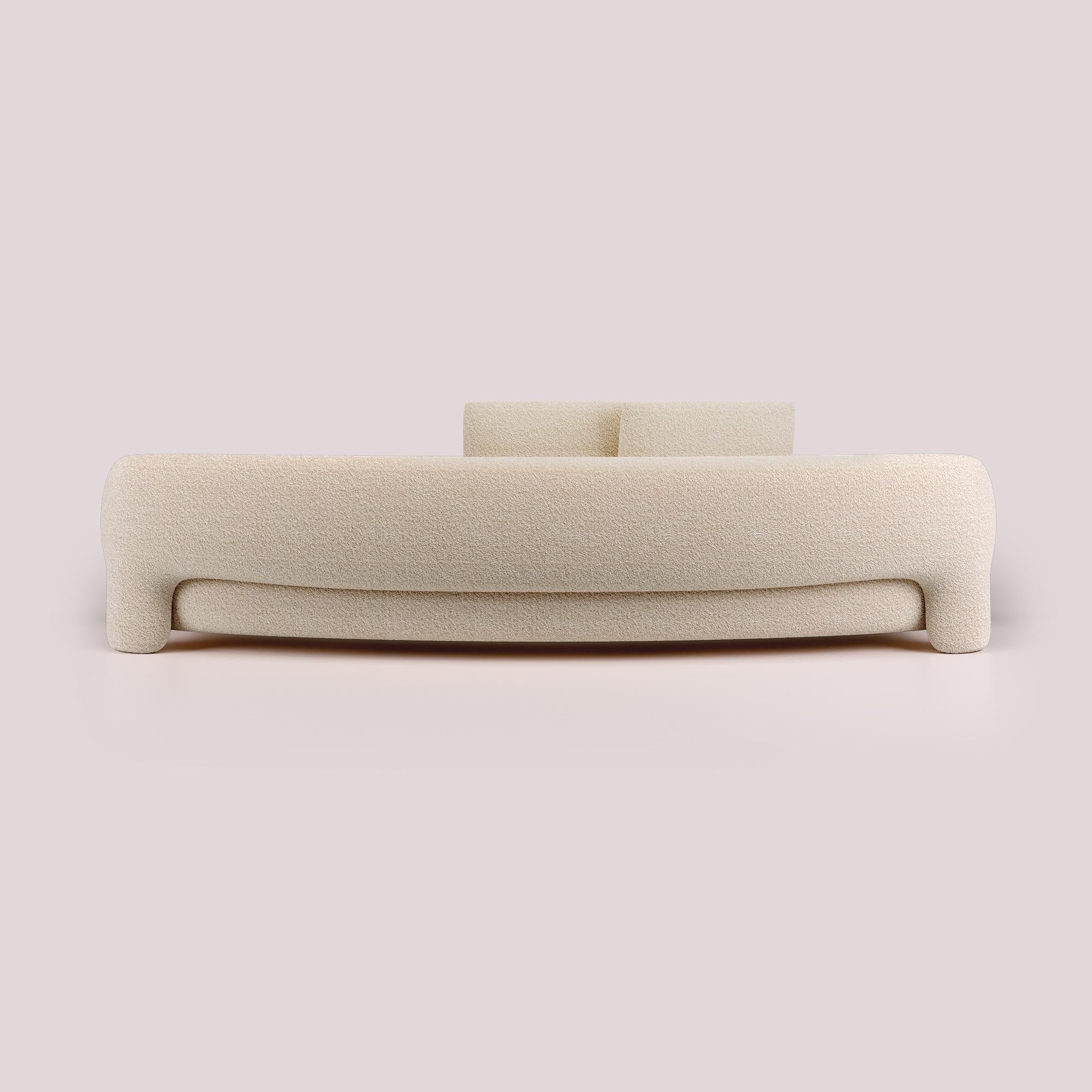Bold Sofa Curved Open arms Karakorum 003 - S In New Condition For Sale In Milano, Lombardia