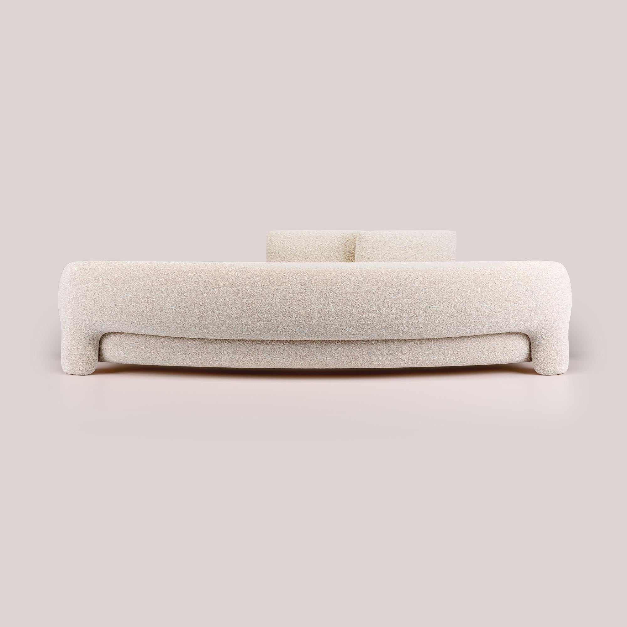Italian Bold Sofa Curved Open arms - Barnum 024 For Sale