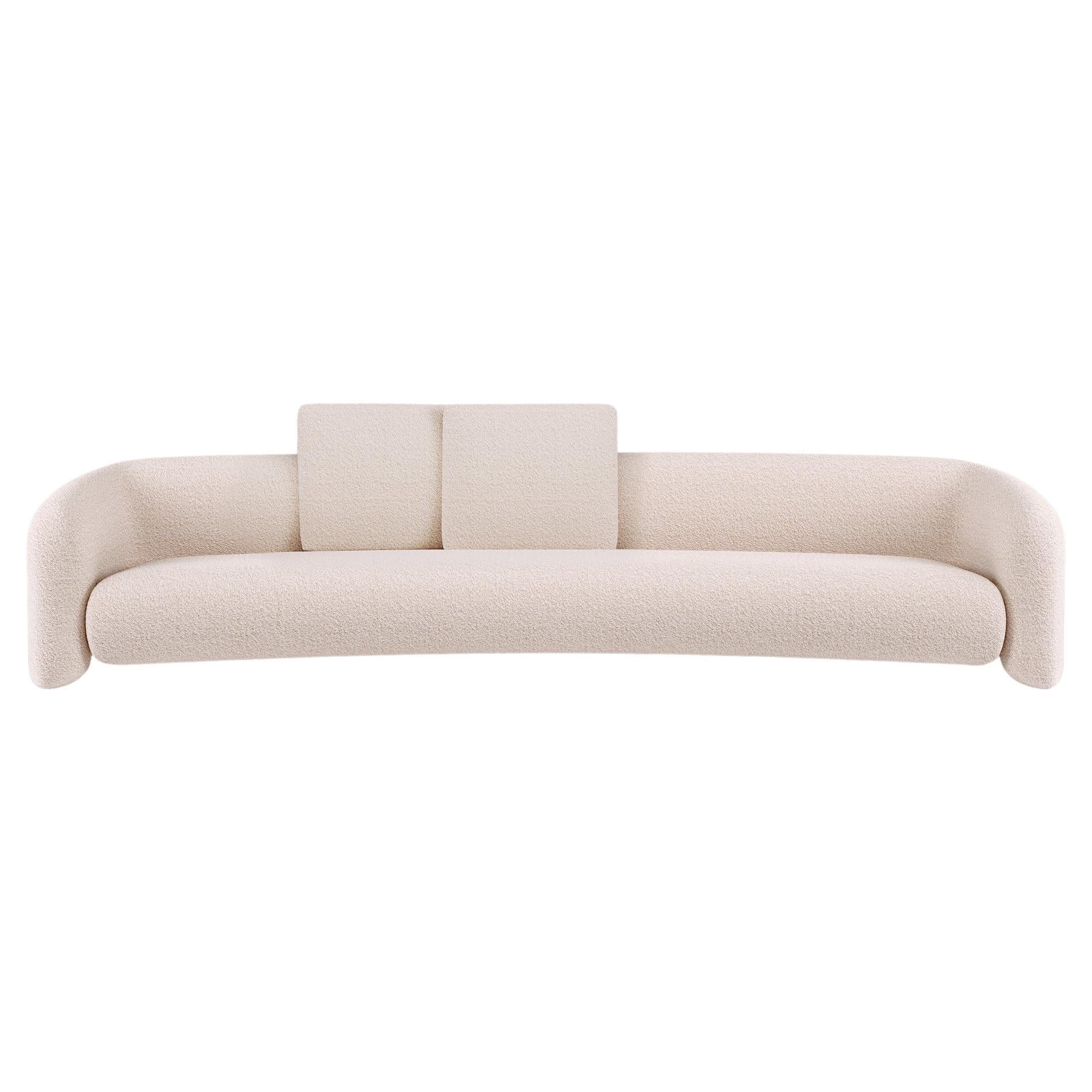 Bold Sofa Curved Open arms - Barnum 024