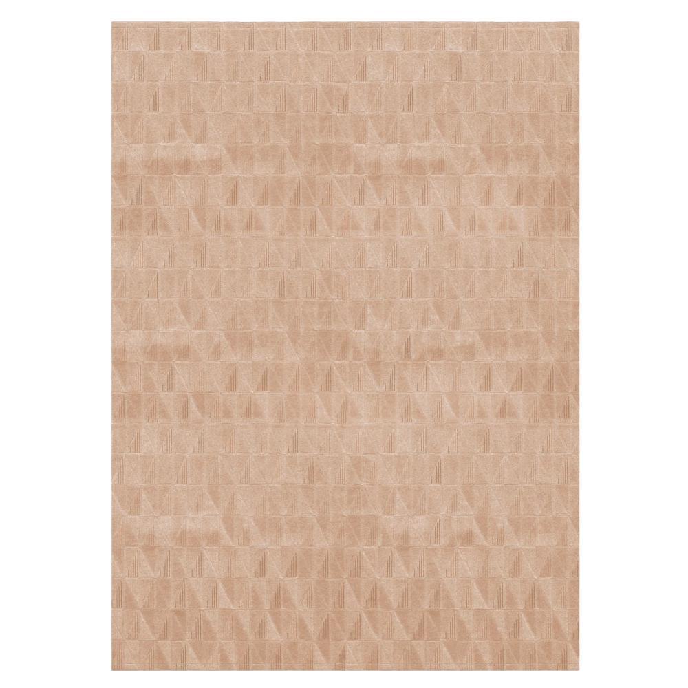 Bold Spliced Angles Customizable Fragment Rectangle in Caramel Large