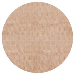 Frammento rotondo personalizzabile Bold Spliced Angles in Caramello Grande