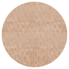 Bold Spliced Angles Customizable Fragment Round in Caramel Small