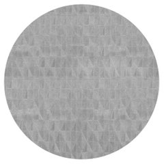 Bold Spliced Angles Customizable Fragment Round in Cloudburst Large