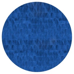 Bold Spliced Angles Personalizzabile Frammento Rotondo in Zaffiro Piccolo