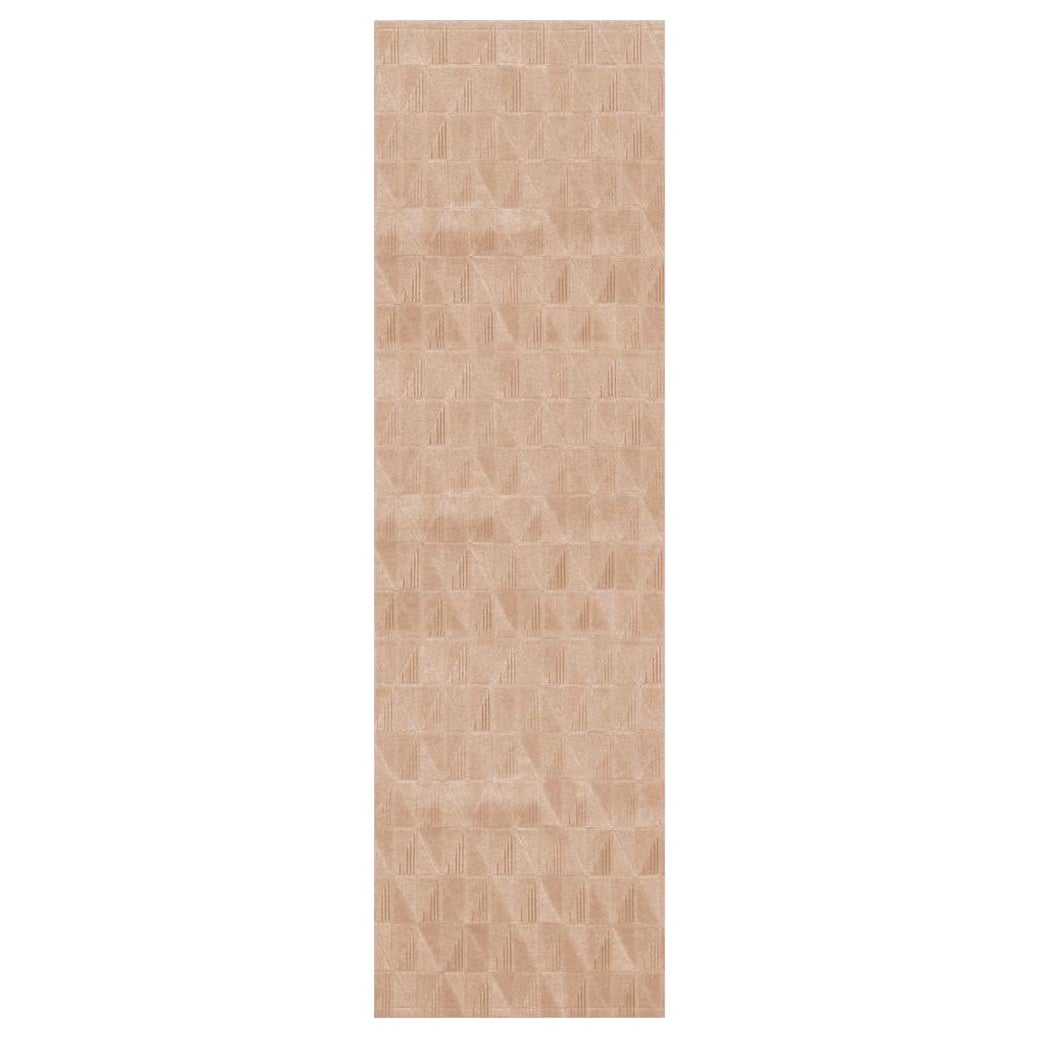 Bold Spliced Angles Runner personalizzabile in Caramello Medio