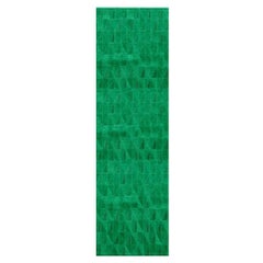 Bold Spliced Angles Runner personalizzabile in Emerald Small