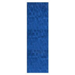 Bold Spliced Angles Customizable Fragment Runner in Sapphire Small