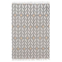 Bold Strong Lines Customizable Ashes Weave Rug X-Large