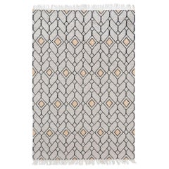 Tapis de tissage en frêne à lignes fortes et audacieuses, personnalisable, X-Large