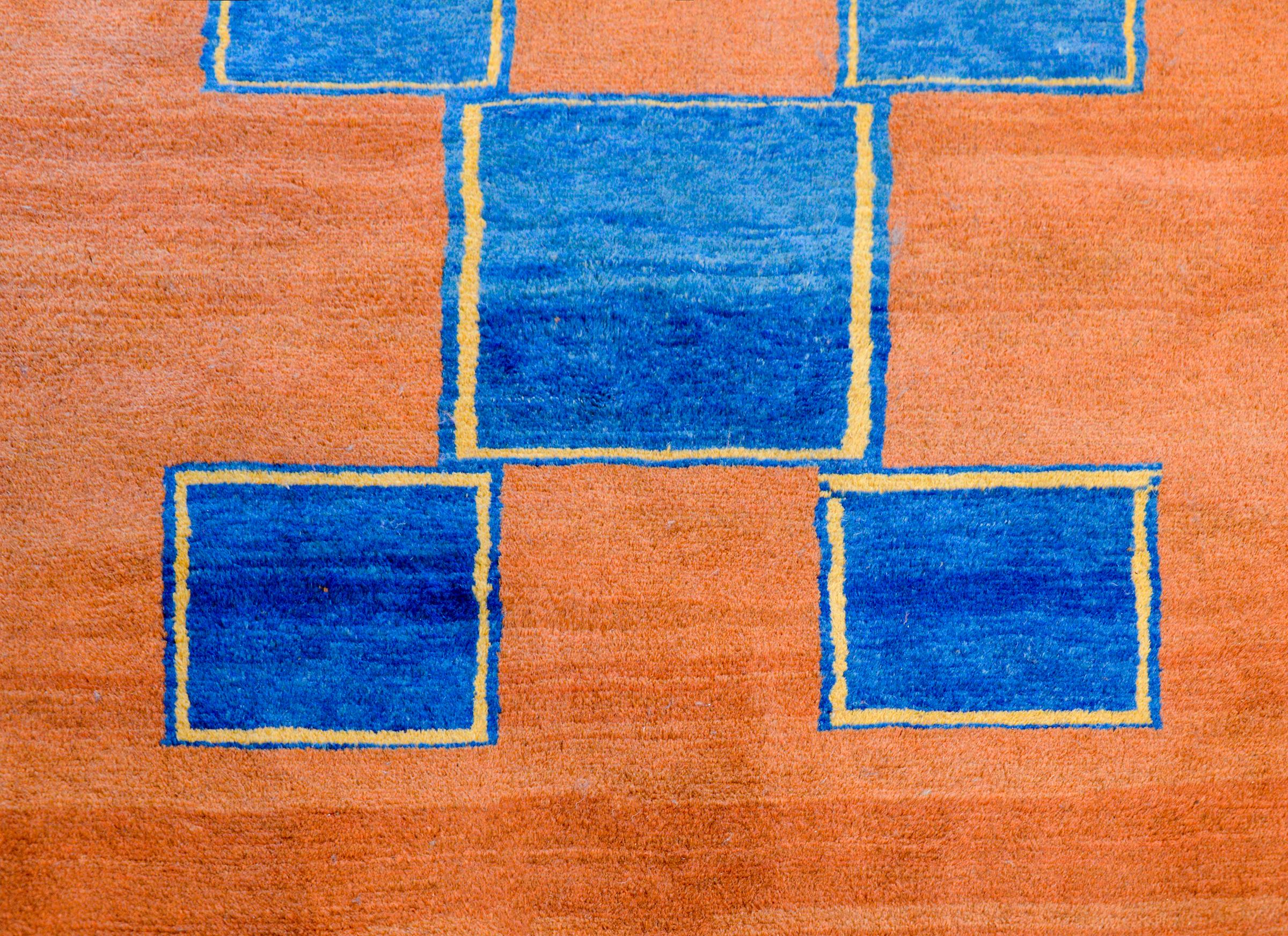 Persian Bold Vintage Gabbeh Rug For Sale