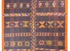 Tapis Kilim d'Anatolie du milieu du 20ème siècle