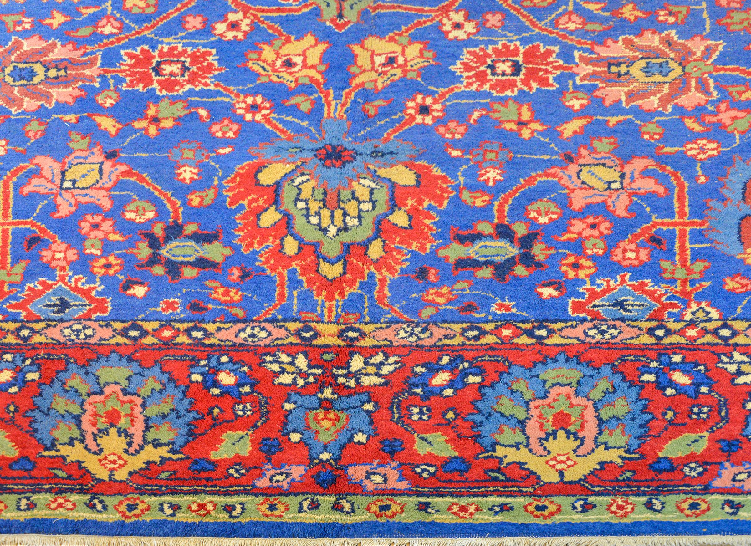Bold Vintage Persian Mahal Rug For Sale 1