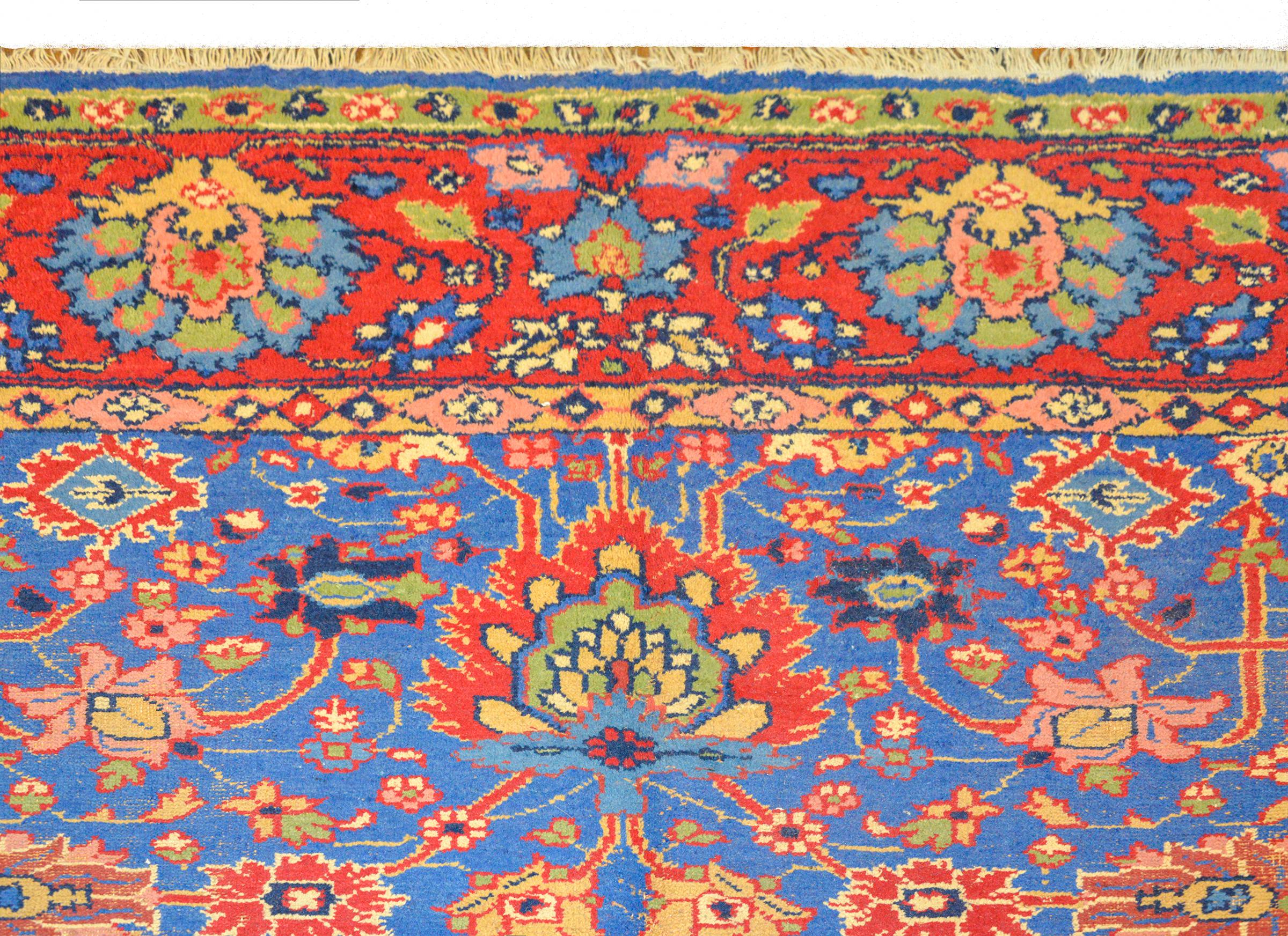 Bold Vintage Persian Mahal Rug For Sale 2