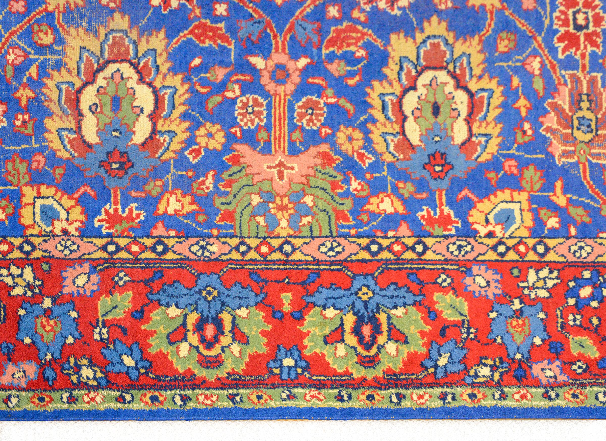 Bold Vintage Persian Mahal Rug For Sale 3