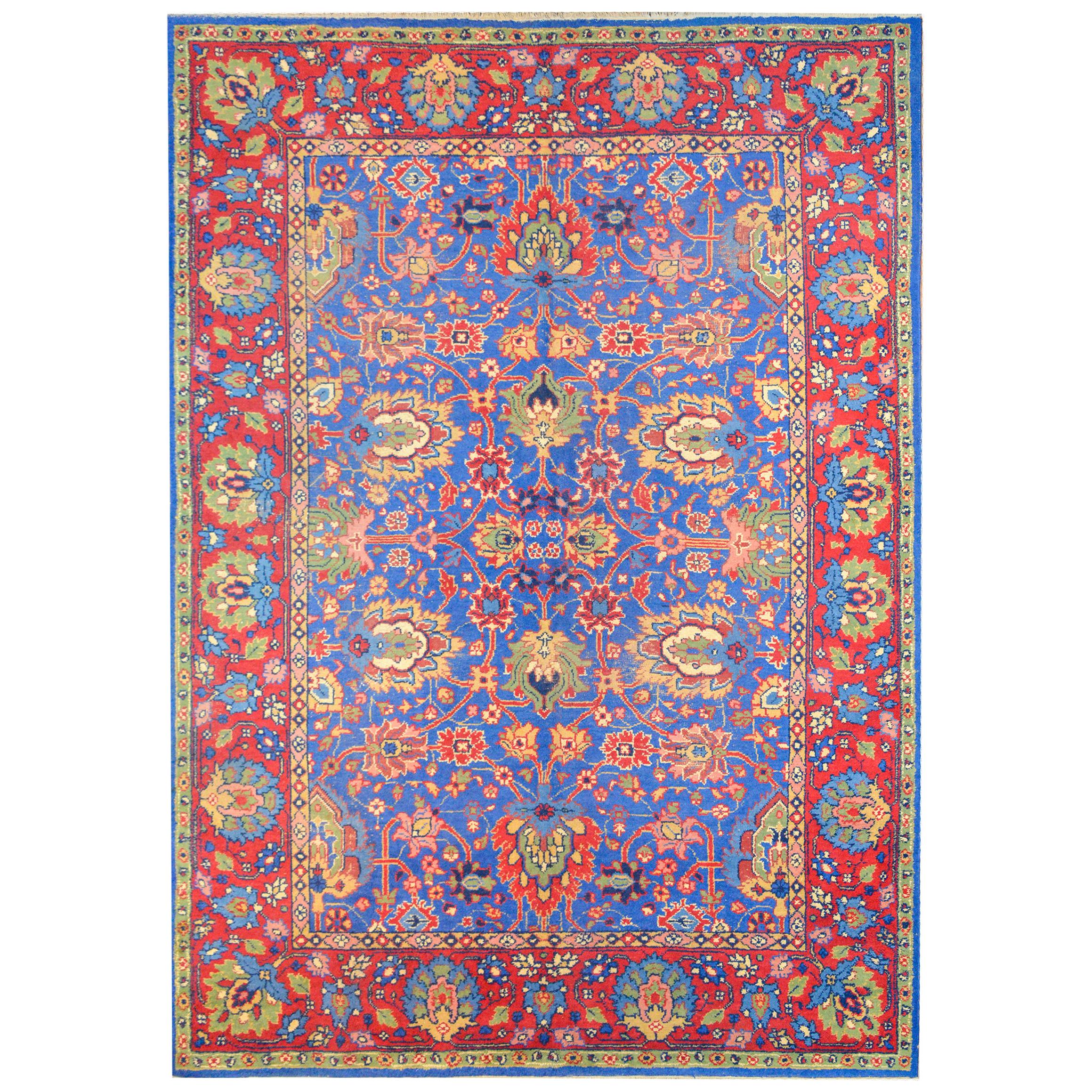 Bold Vintage Persian Mahal Rug