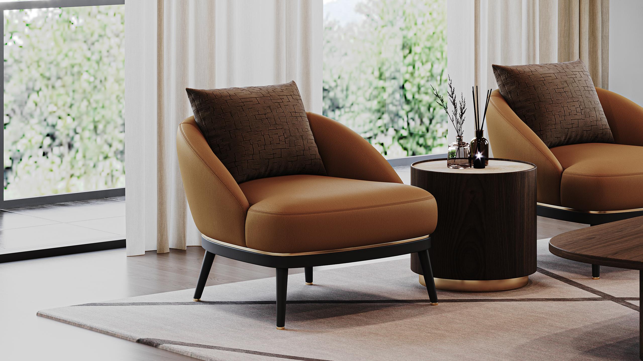 La poltrona Zephyr è una ventata di aria fresca nel design contemporaneo, che unisce l'eleganza moderna a un comfort senza pari. Ispirato alle brezze dolci e rinfrescanti del suo nome, Zephyr offre una fuga serena dalla quotidianità. La sua
