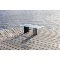 Bolder Coffee Table in Plywood & RVS Glass by Arno Hoogland