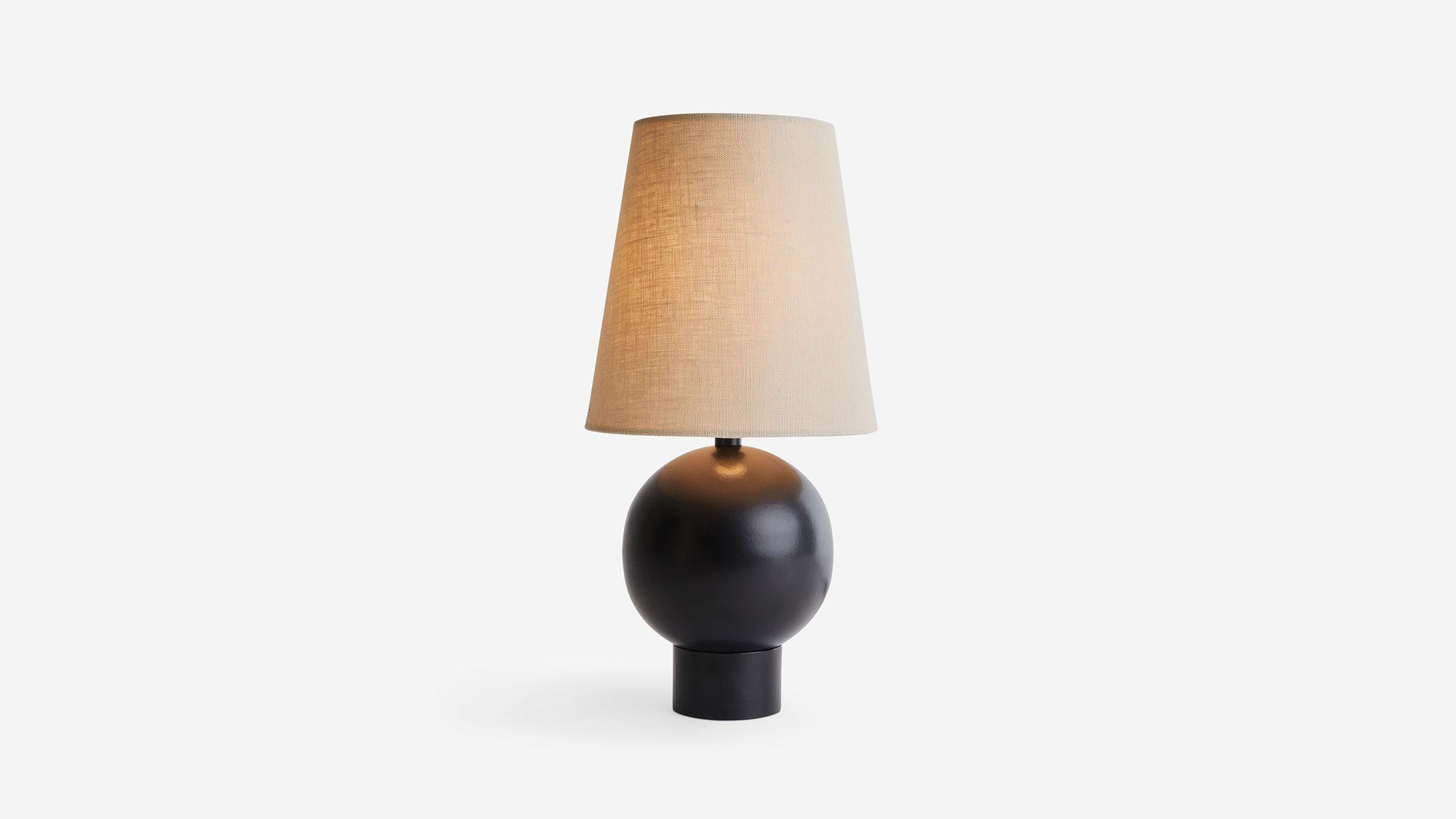 Metal Bole Table Lamp For Sale