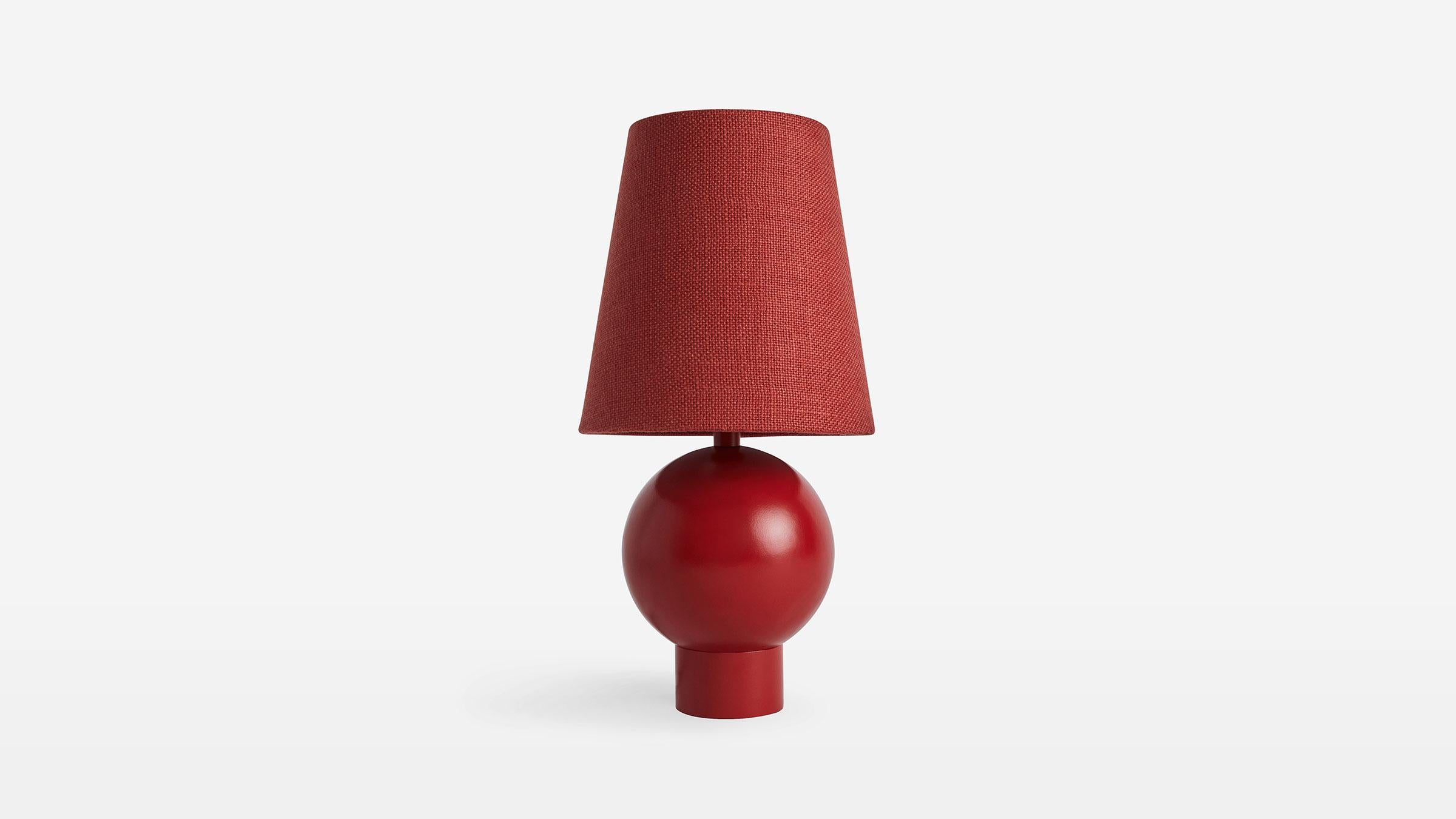 Bole Tischlampe in Farbe Bole (21. Jahrhundert und zeitgenössisch) im Angebot