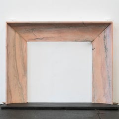 Bolection Fireplace Surround in Reclaimed Pink Marble