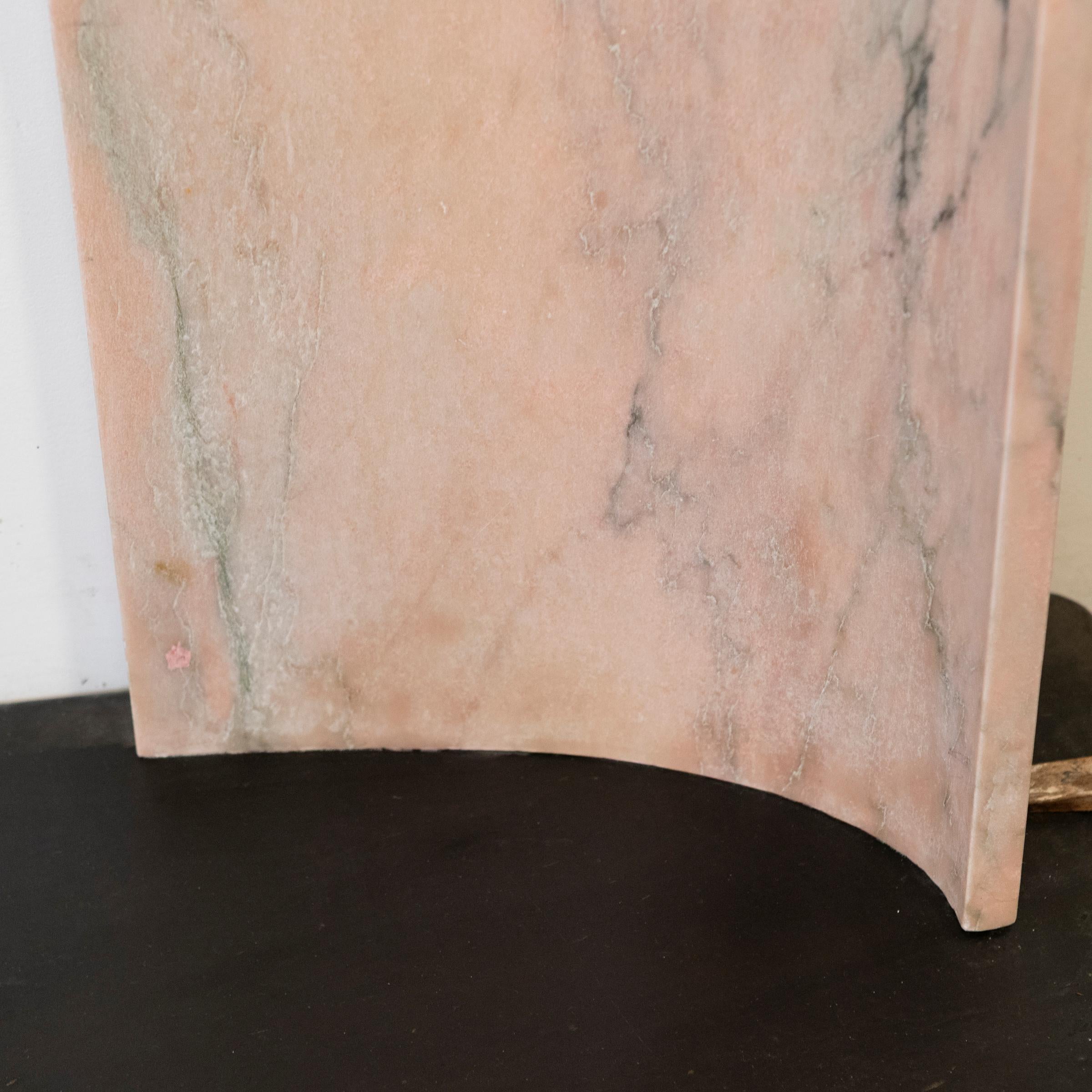 Bolection Fireplace Surround in Reclaimed Pink Marble PRODUCT ID: WHIMSICAL In Good Condition For Sale In Ware, GB