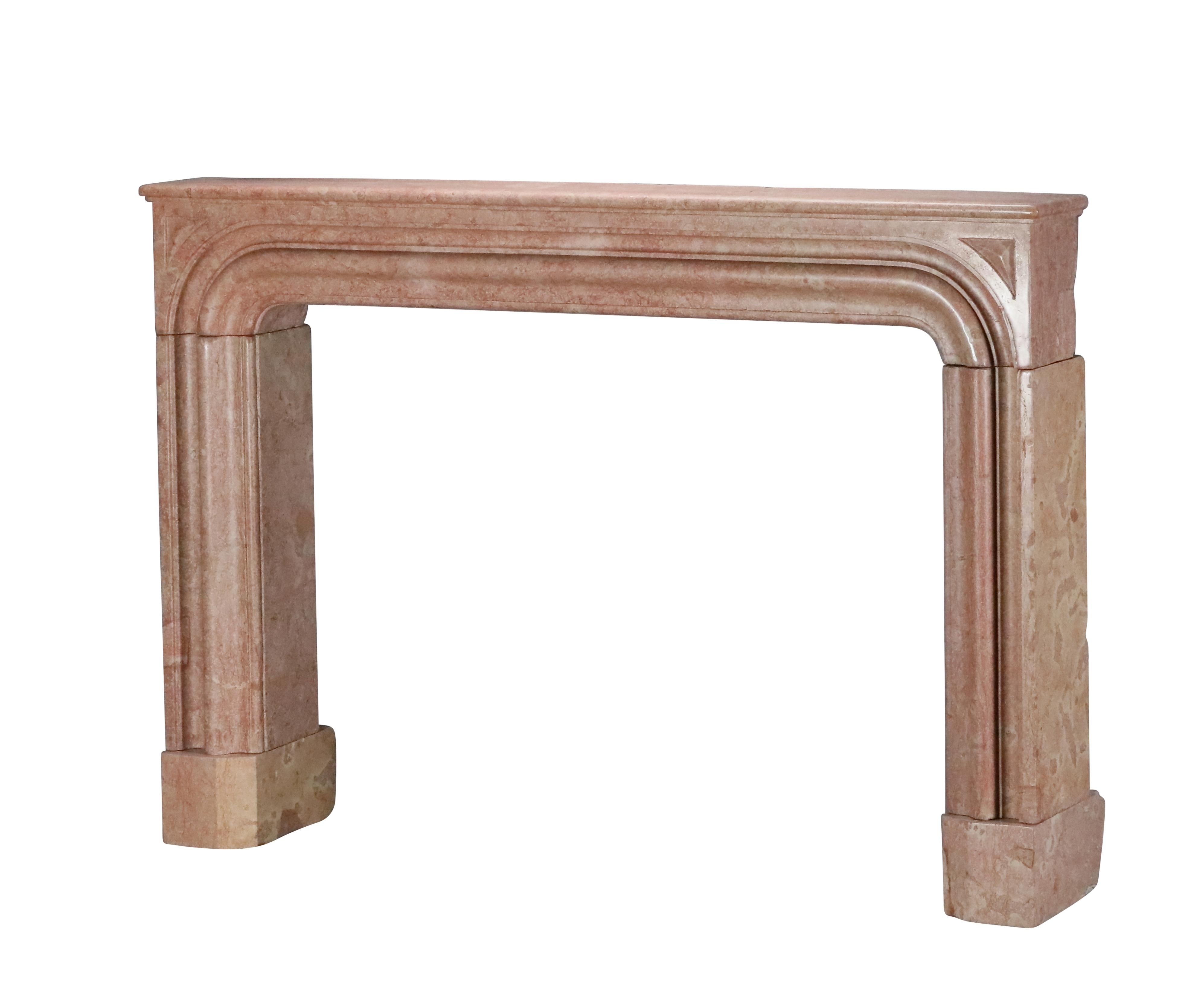 Envolvente de Chimenea Bolection Con Punta de Diamante Como la Biblioteca Chateau De Gilly en venta 6