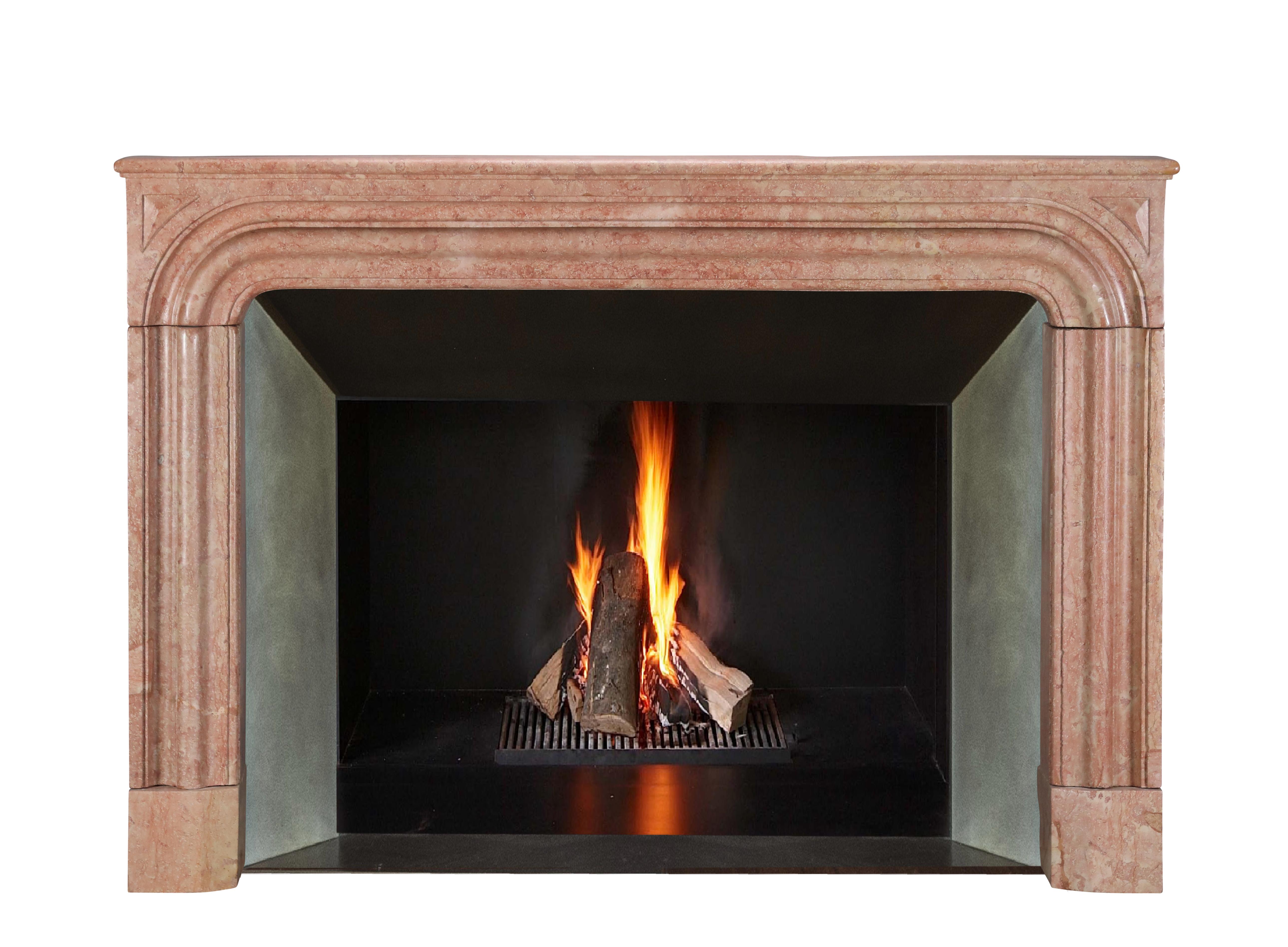 Envolvente de Chimenea Bolection Con Punta de Diamante Como la Biblioteca Chateau De Gilly Francés en venta