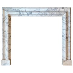 Bolection Italian Marble Fireplace Mantel