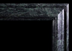 Bolection Mantel Piece in Dark Green Marble