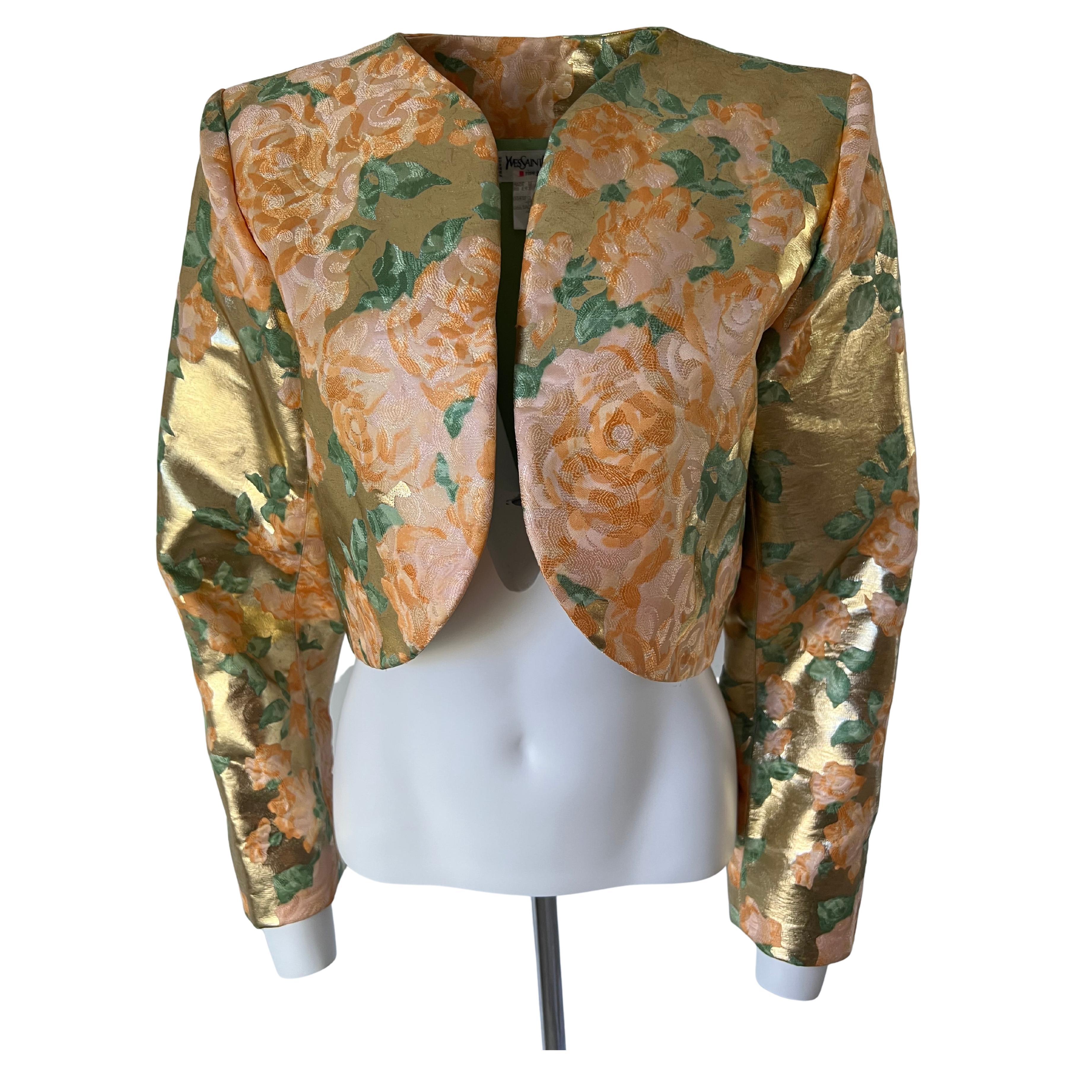 Bolero Yves Saint Laurent Rive Gauche Vintage Sommer 1993