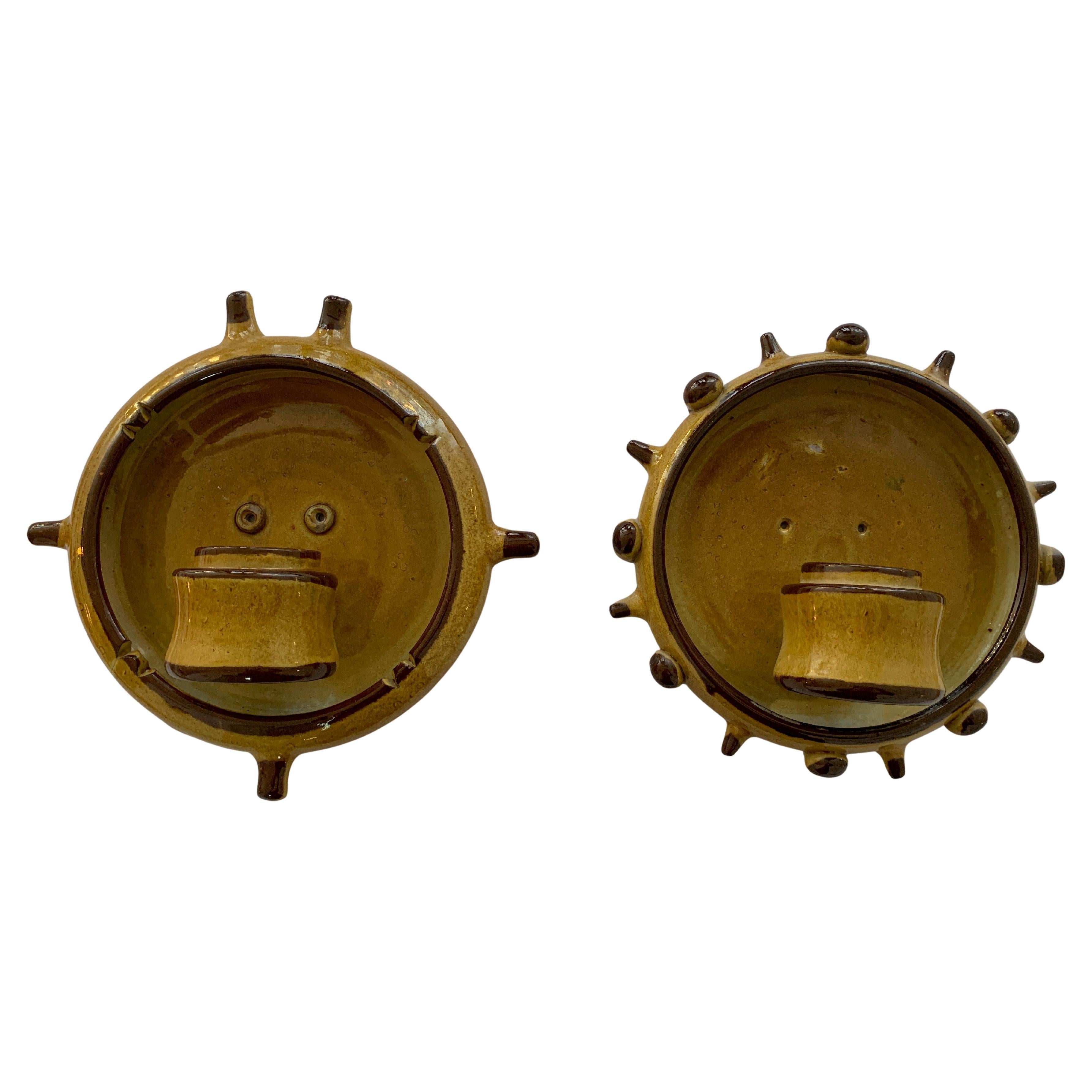 Bolesław Danikowski pair of ceramic sconces im Angebot