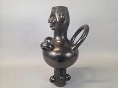 Boleslaw DANIKOWSKI Bella scultura antropomorfa in céramique vernissée