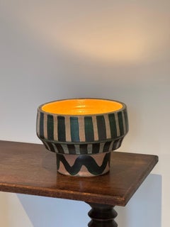 Boleslaw Danikowski ceramic lamp for Guillerme & Chambron France circa 1970s