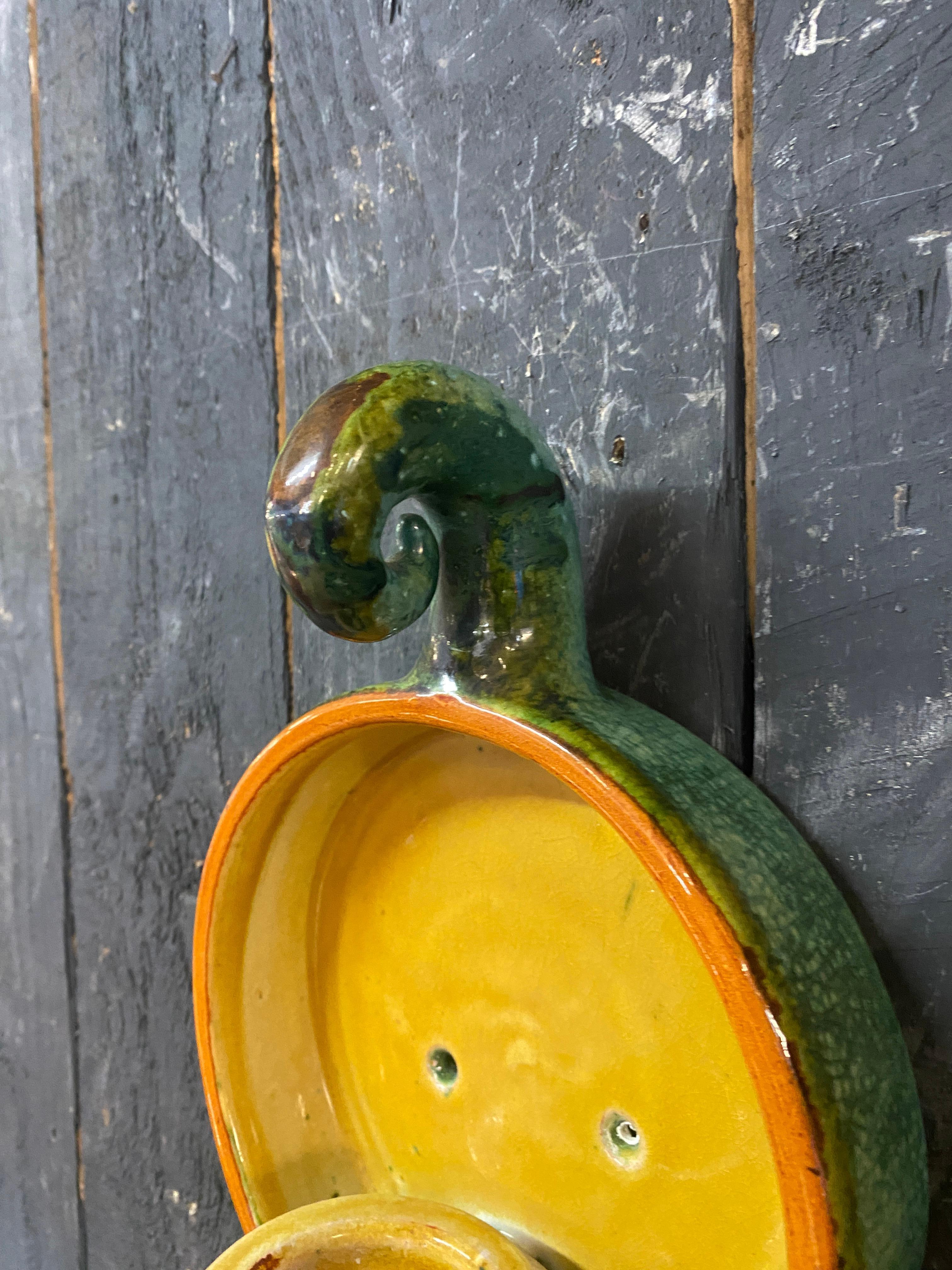Boleslaw Danikowski ceramic wall lamp, France, 1960 In Good Condition For Sale In Mouscron, WHT