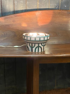 Boleslaw Danikowski  Enameled Ceramic light , France, 1950