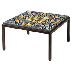 Boleslaw Danikowski Enameled Lava Table, France 1960's