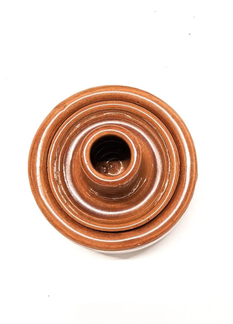French Boleslaw Danikowski High Enameled Ceramic Sculpture, France, 1950 For Sale