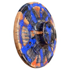 Boleslaw Danikowski High Enameled Ceramic Sculpture, France, 1950