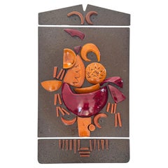 Boleslaw DANIKOWSKI Escultura mural única para Guillerme & Chambron Años 70