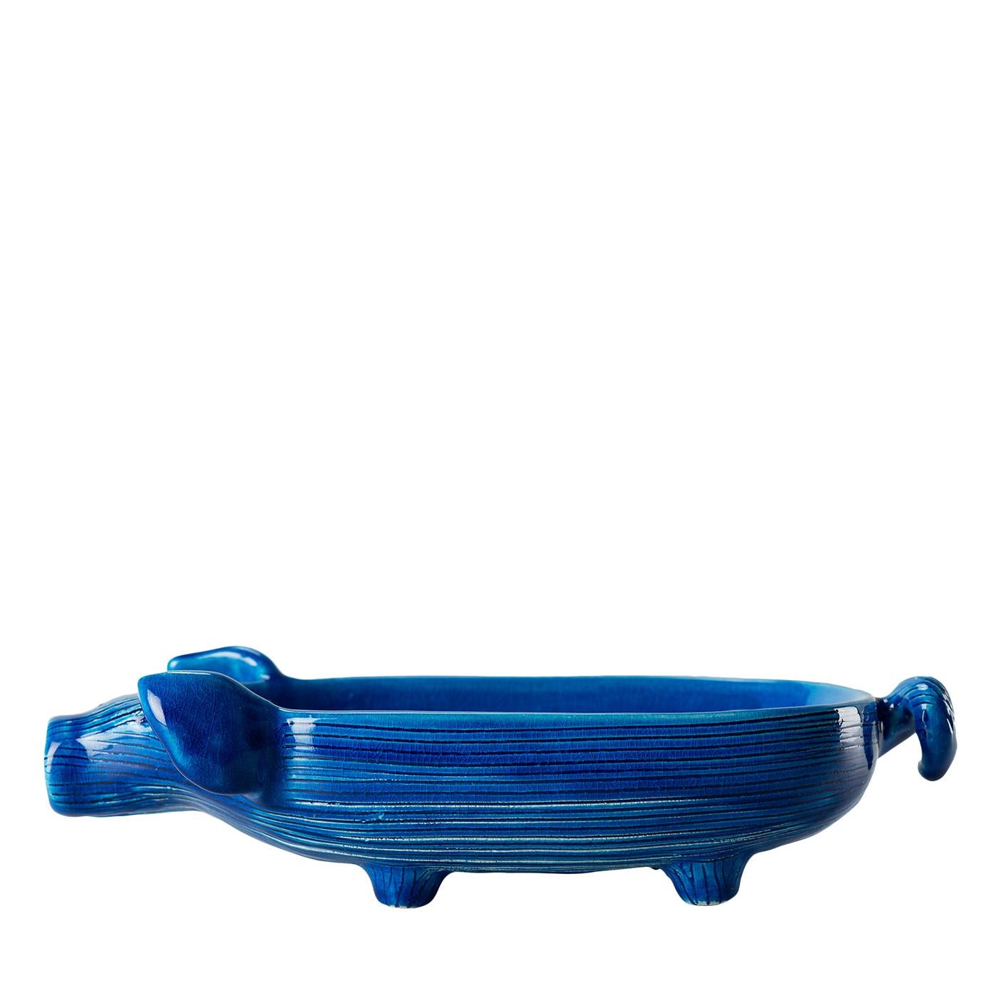 Figurina di maiale blu Boletto di Aldo Londi in vendita 7