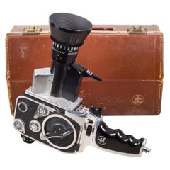 Bolex Zoom Reflex P1 Movie Camera and Leather Case, circa 1961