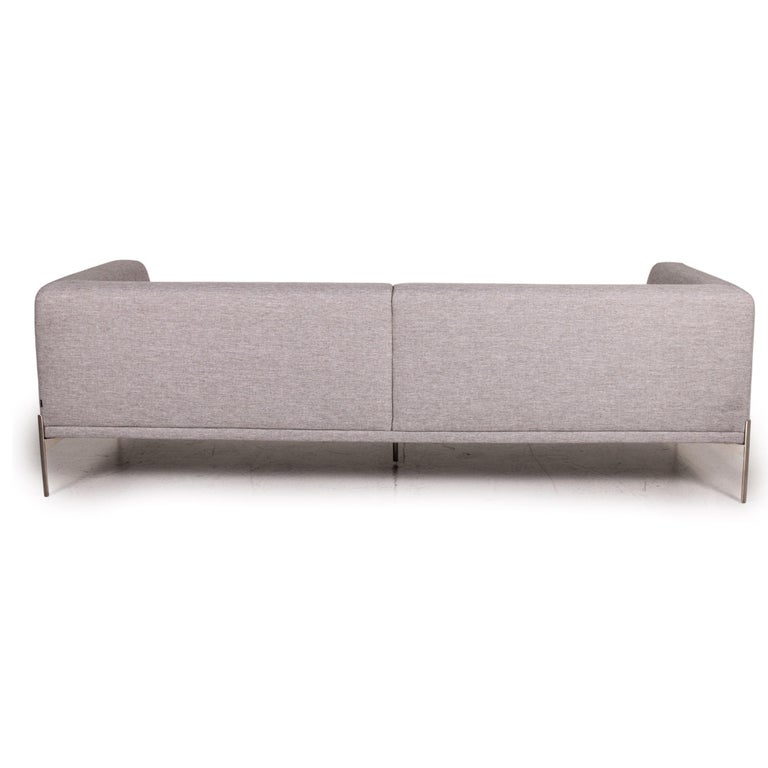Bolia Caisa Fabric Sofa Gray Light Gray ThreeSeater Couch at 1stDibs