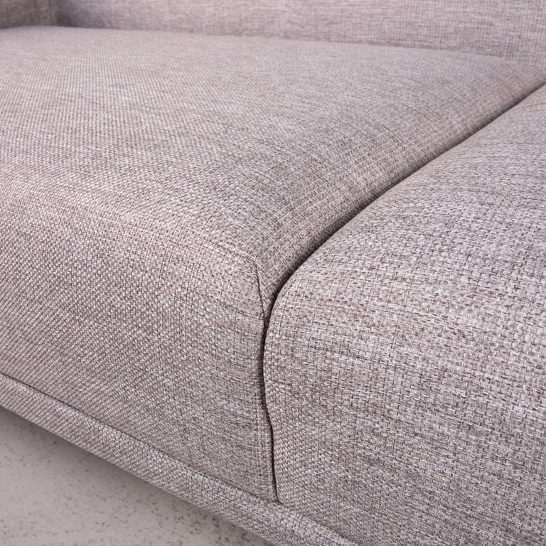 Bolia Caisa Fabric Sofa Gray Light Gray ThreeSeater Couch at 1stDibs