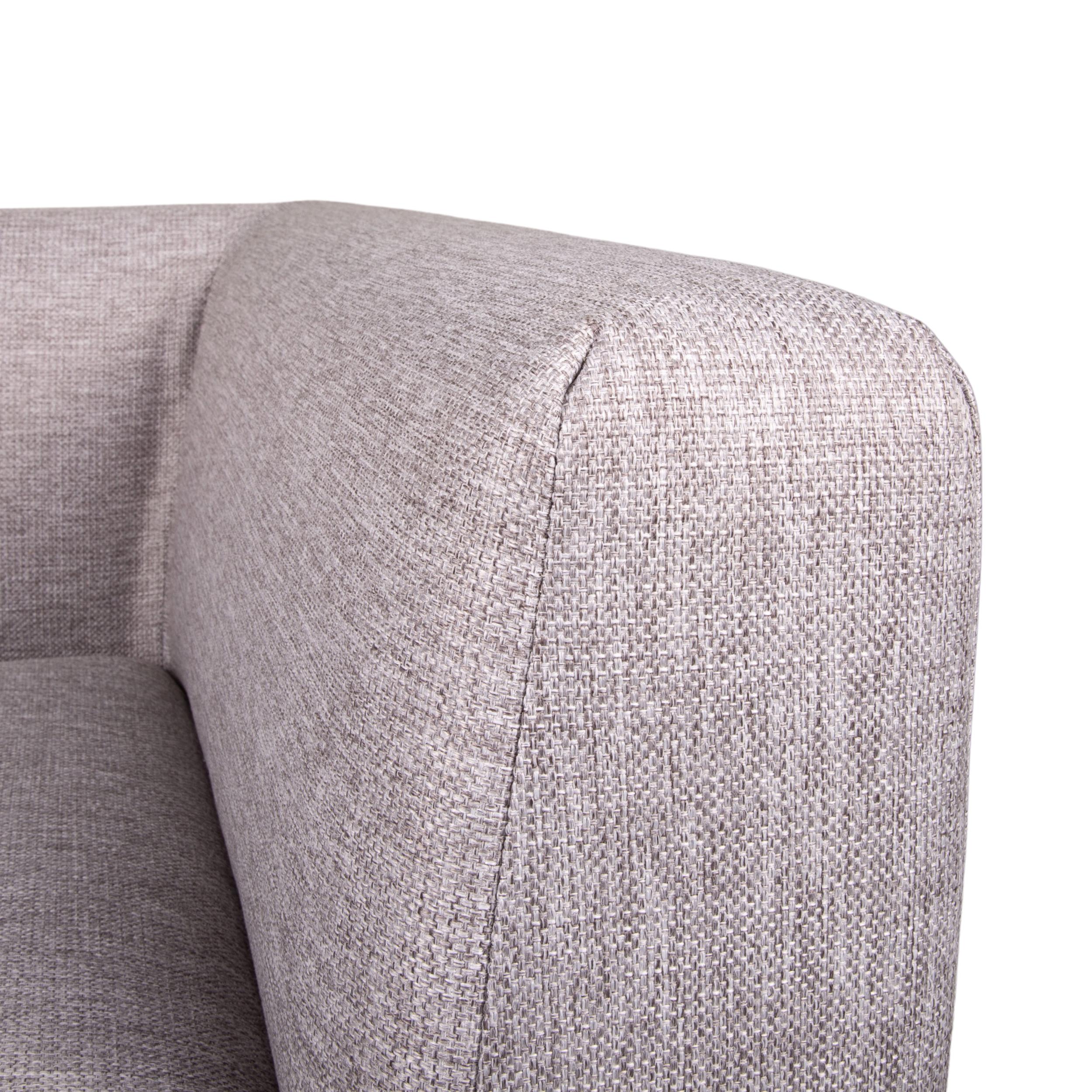 Bolia Caisa Fabric Sofa Gray Light Gray Three-Seater Couch In Fair Condition In Cologne, DE