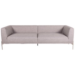 Bolia Caisa Fabric Sofa Gray Light Gray Three-Seater Couch