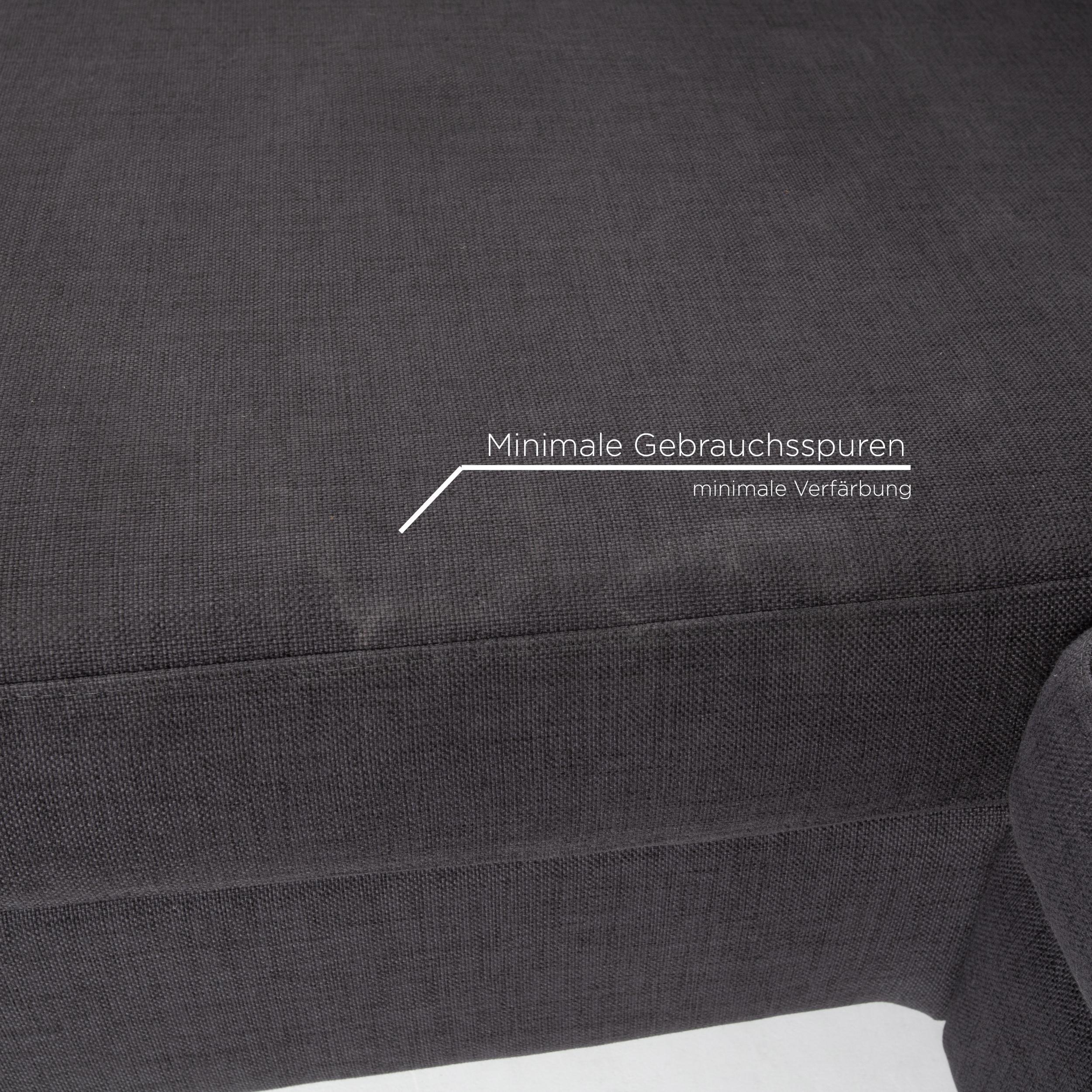 Bolia Fabric Corner Sofa Anthracite Gray Sofa Couch In Good Condition In Cologne, DE
